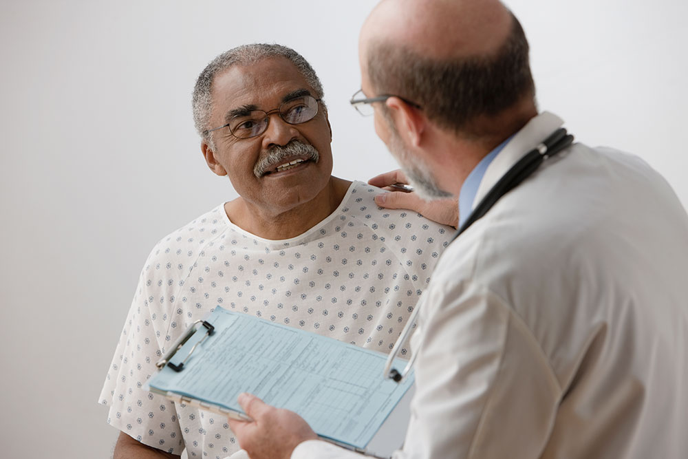 patient with doctor