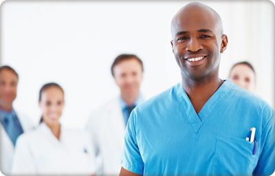 doctors smiling