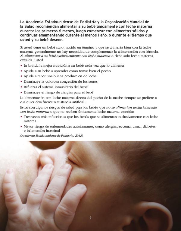 Patient Education Guía de Lactancia