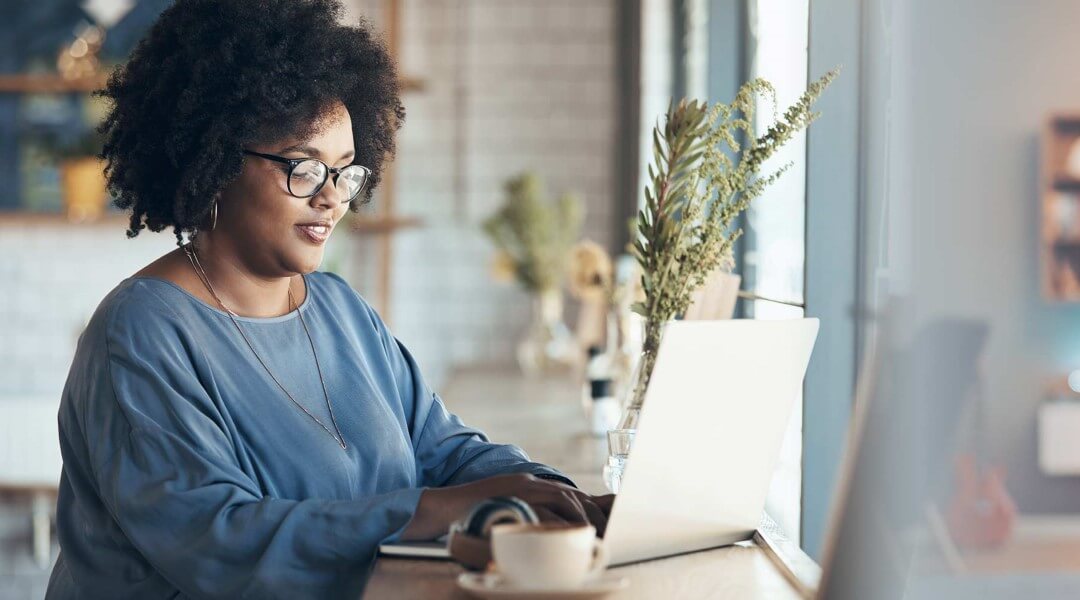 Woman on laptop