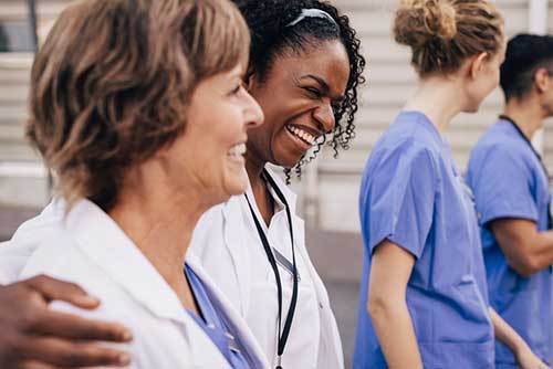 doctors laughing
